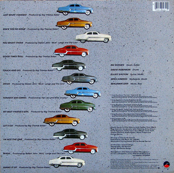 The Cars – Greatest Hits (Used vinyl)