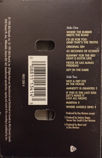 Meat Loaf – Welcome To The Neighborhood (Used cassette)