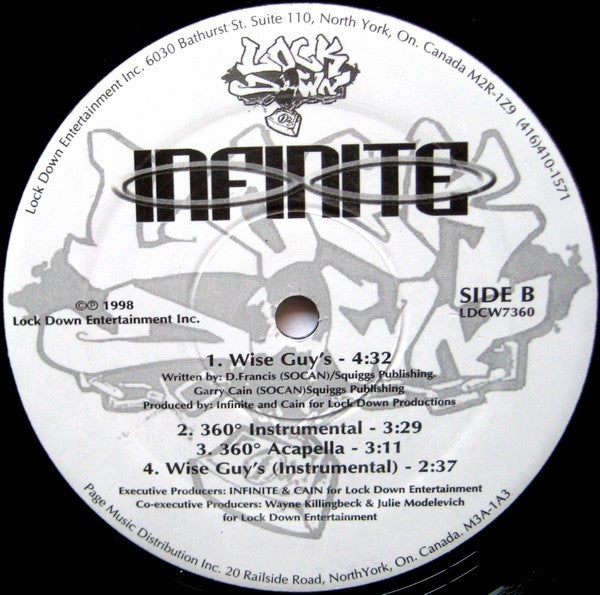 Infinite (3) – 360° / Take A Look / Wise Guy's (Used vinyl)