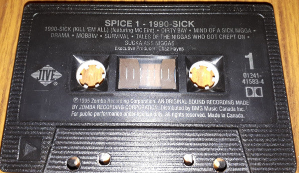 Spice 1 – 1990-Sick (Used cassette)
