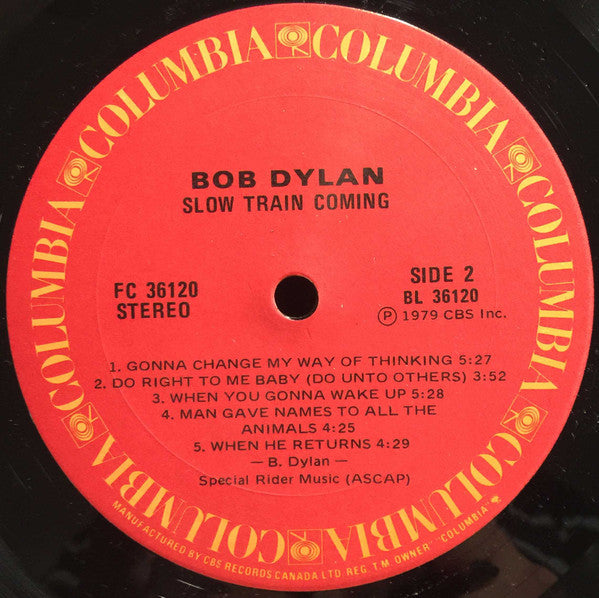 Bob Dylan – Slow Train Coming (Used vinyl)