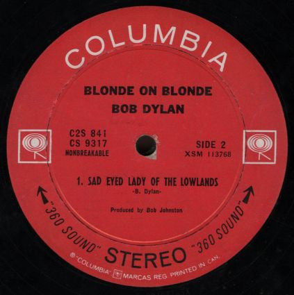 Bob Dylan – Blonde On Blonde (Used vinyl)