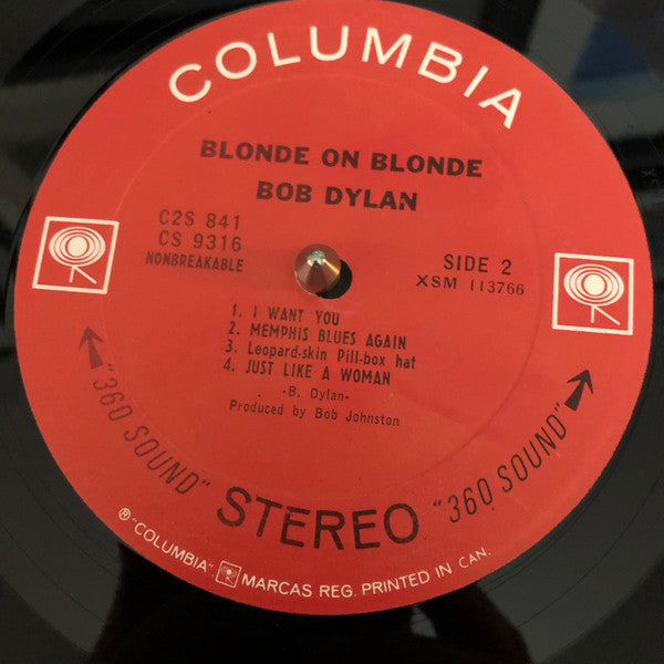 Bob Dylan – Blonde On Blonde (Used vinyl)