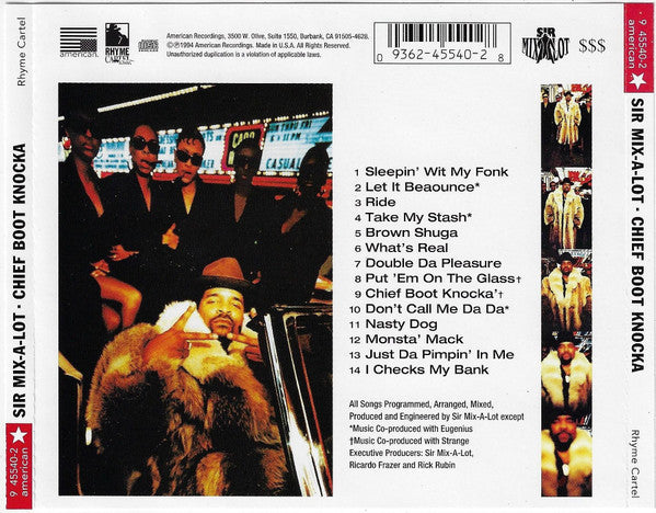 Sir Mix a Lot – Chief Boot Knocka (Used CD)