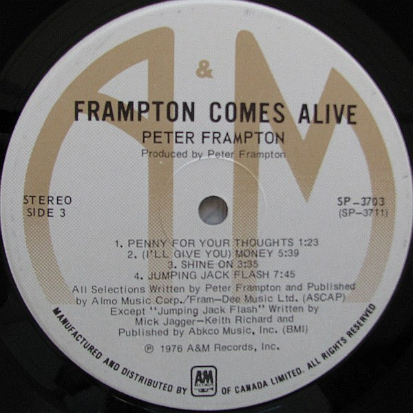 Peter Frampton – Frampton Comes Alive (Used vinyl)
