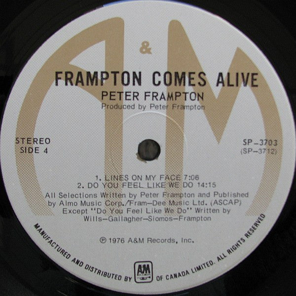 Peter Frampton – Frampton Comes Alive (Used vinyl)