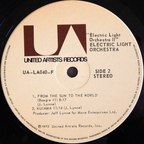Electric Light Orchestra – Electric Light Orchestra II (Used vinyl)