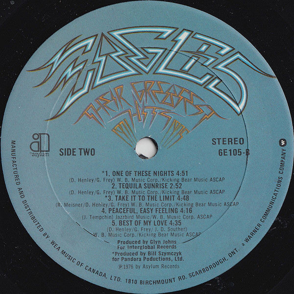Eagles – Their Greatest Hits 1971-1975 (Used vinyl)