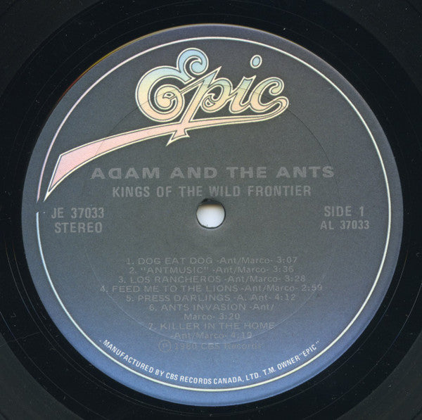 Adam And The Ants – Kings Of The Wild Frontier (Used vinyl)
