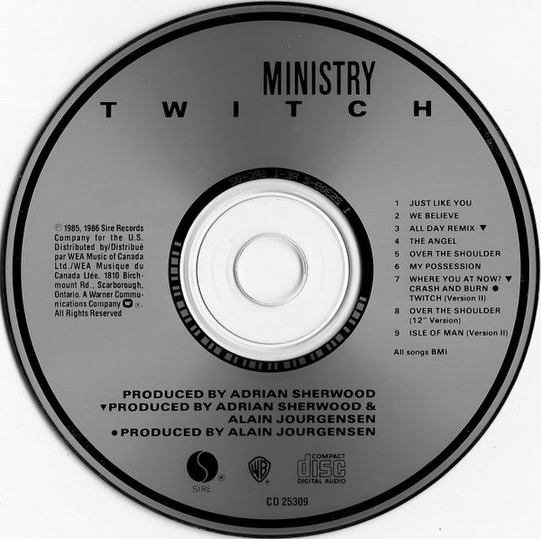 Ministry – Twitch (Used CD)