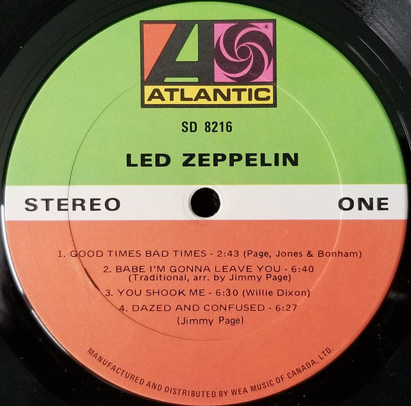 Led Zeppelin – Led Zeppelin (Used vinyl)