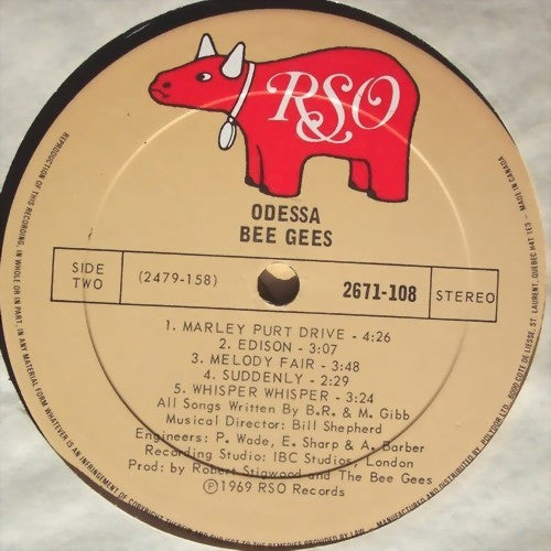 Bee Gees – Odessa (Used vinyl)