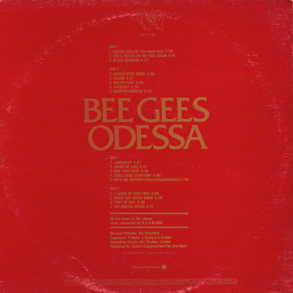 Bee Gees – Odessa (Used vinyl)