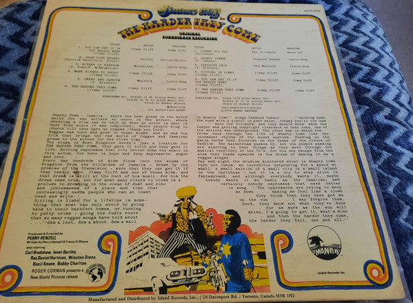 Various – Jimmy Cliff in The Harder They Come (Original Soundtrack Recording) (Used vinyl)