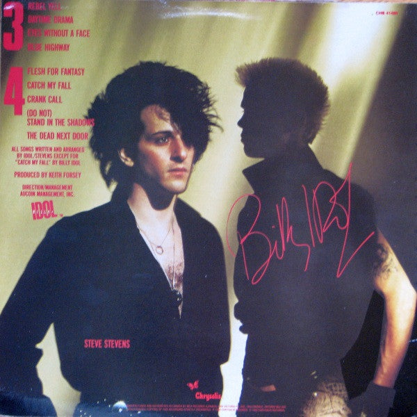 Billy Idol – Rebel Yell (Used vinyl)