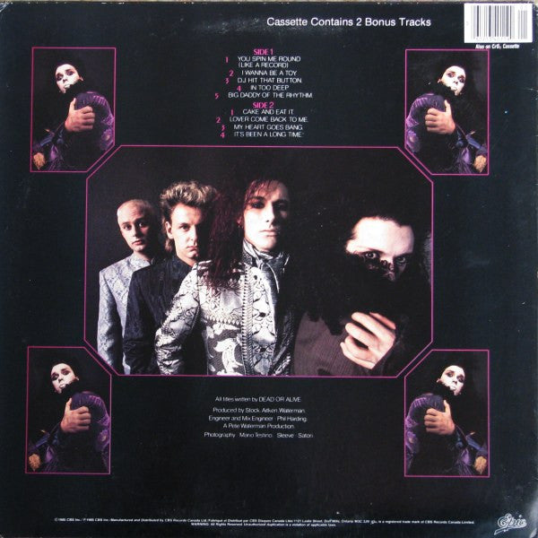 Dead Or Alive – Youthquake (Used vinyl)