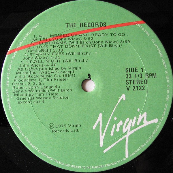 The Records – The Records (Used vinyl)
