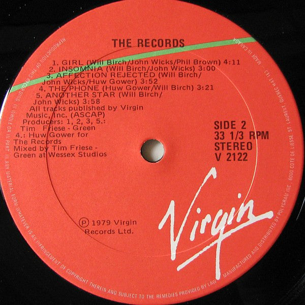 The Records – The Records (Used vinyl)