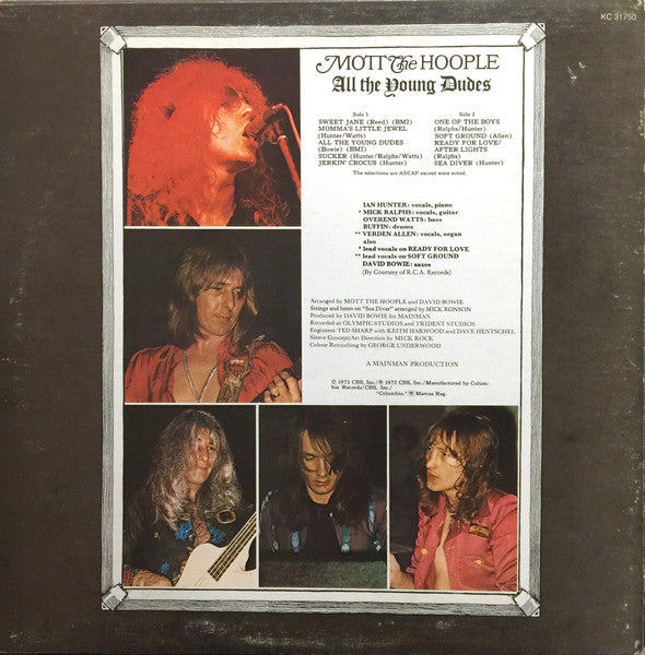 Mott The Hoople – All The Young Dudes (Used vinyl)