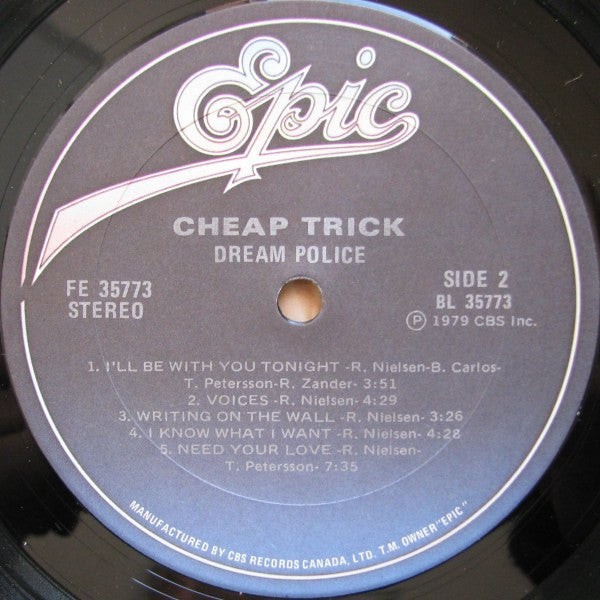 Cheap Trick – Dream Police (Used vinyl)