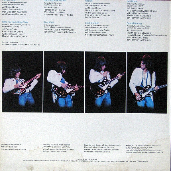 Jeff Beck – Wired (Used vinyl)