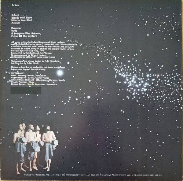 Supertramp – Crime Of The Century (Used vinyl)