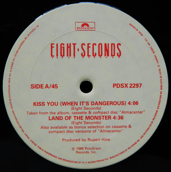 Eight Seconds – Kiss You (When It's Dangerous) (Used vinyl)
