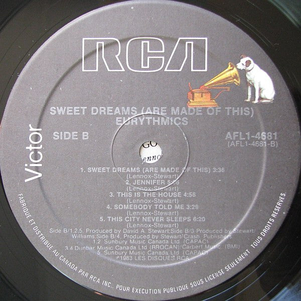 Eurythmics – Sweet Dreams (Are Made Of This) (Used vinyl)