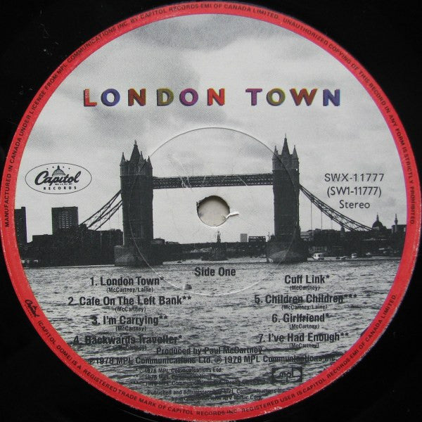 Wings – London Town (Used vinyl)