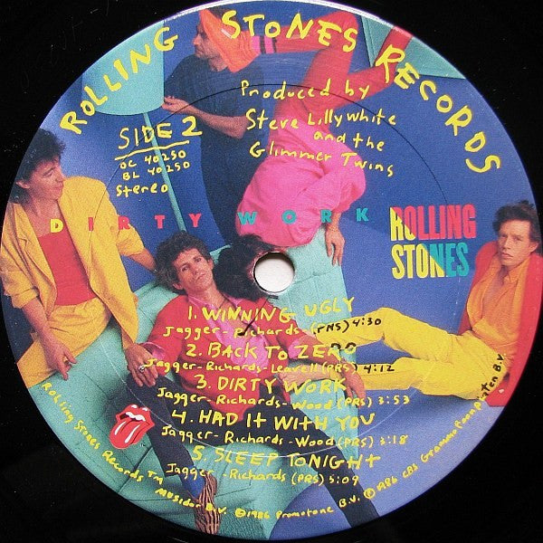 Rolling Stones – Dirty Work (Used vinyl)