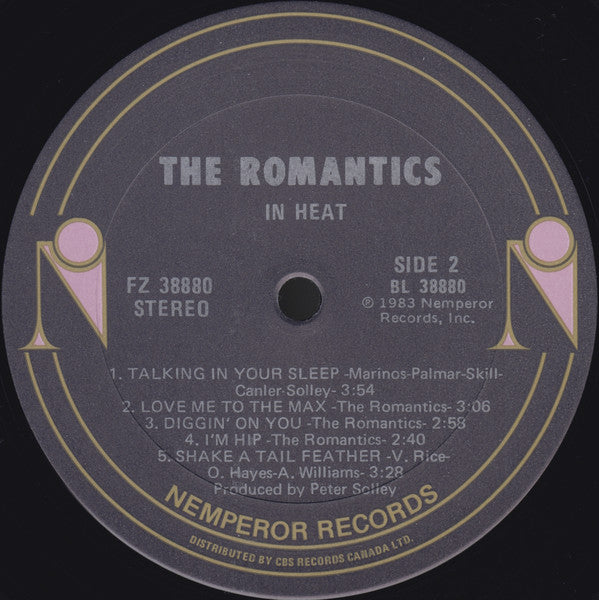 The Romantics – In Heat (Used vinyl)