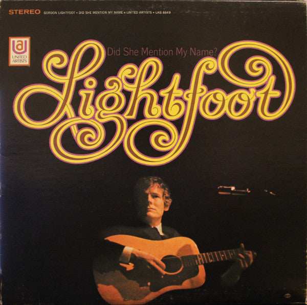 Gordon Lightfoot – Did She Mention My Name (Used vinyl)