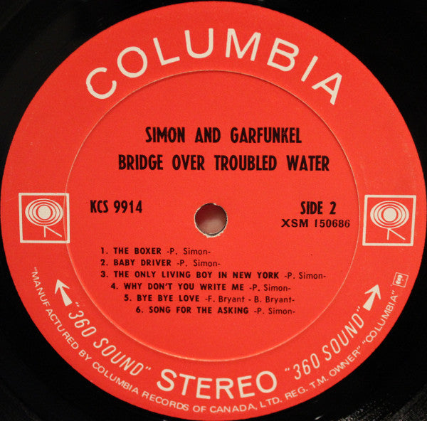 Simon And Garfunkel – Bridge Over Troubled Water (Used vinyl)