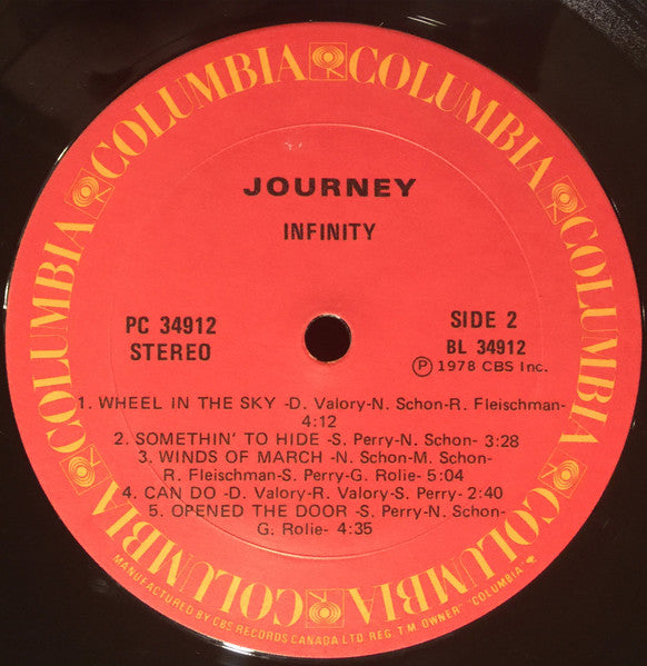 Journey – Infinity (Used vinyl)