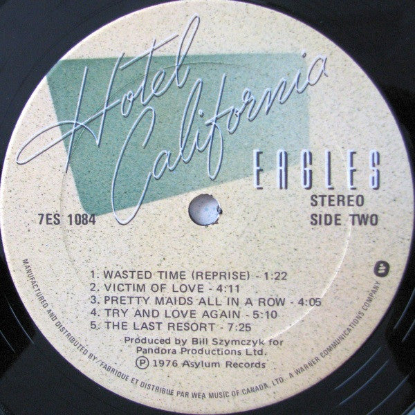 Eagles – Hotel California (Used vinyl)