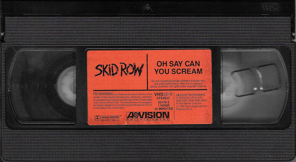 Skid Row – Oh Say Can You Scream (Used VHS)