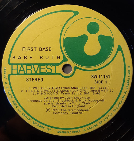 Babe Ruth – First Base (Used vinyl)