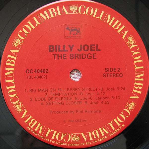Billy Joel – The Bridge (Used vinyl)