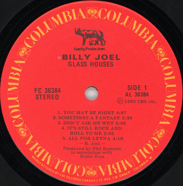 Billy Joel – Glass Houses (Used vinyl)