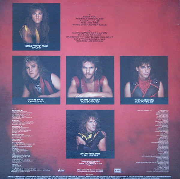 Helix – Walkin' The Razor's Edge (Used vinyl)