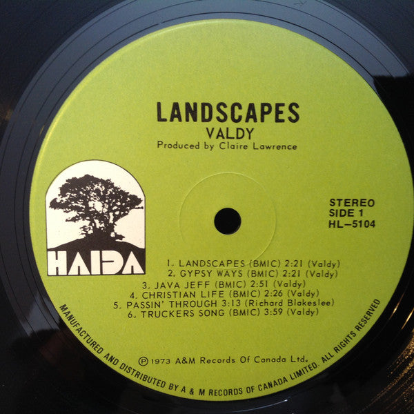 Valdy – Landscapes (Used vinyl)