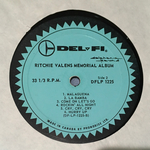 Ritchie Valens – His Greatest Hits (Used vinyl)