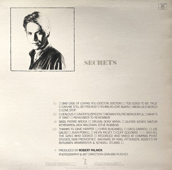 Robert Palmer – Secrets (Used vinyl)