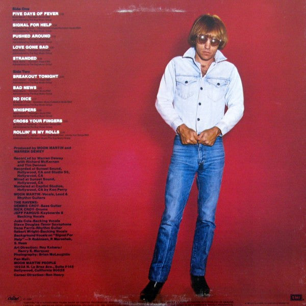 Moon Martin – Street Fever (Used vinyl)