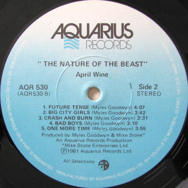 April Wine – The Nature Of The Beast (Used vinyl)