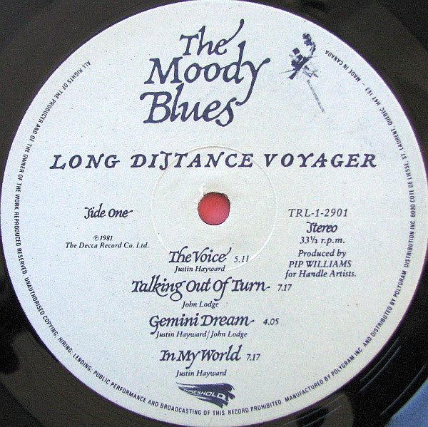 The Moody Blues – Long Distance Voyager (Used vinyl)