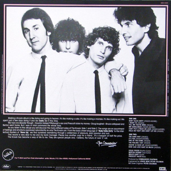 The Knack – ...But The Little Girls Understand (Used vinyl)