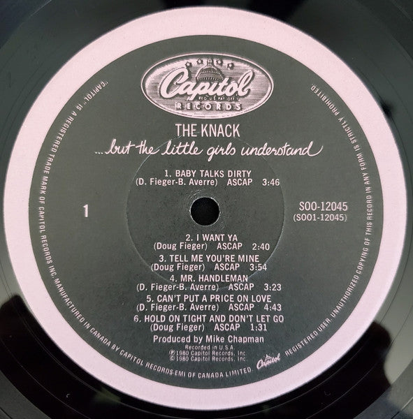 The Knack – ...But The Little Girls Understand (Used vinyl)