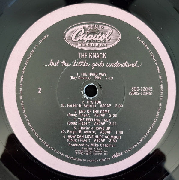 The Knack – ...But The Little Girls Understand (Used vinyl)