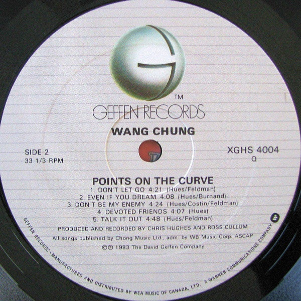 Wang Chung – Points On The Curve (Used vinyl)